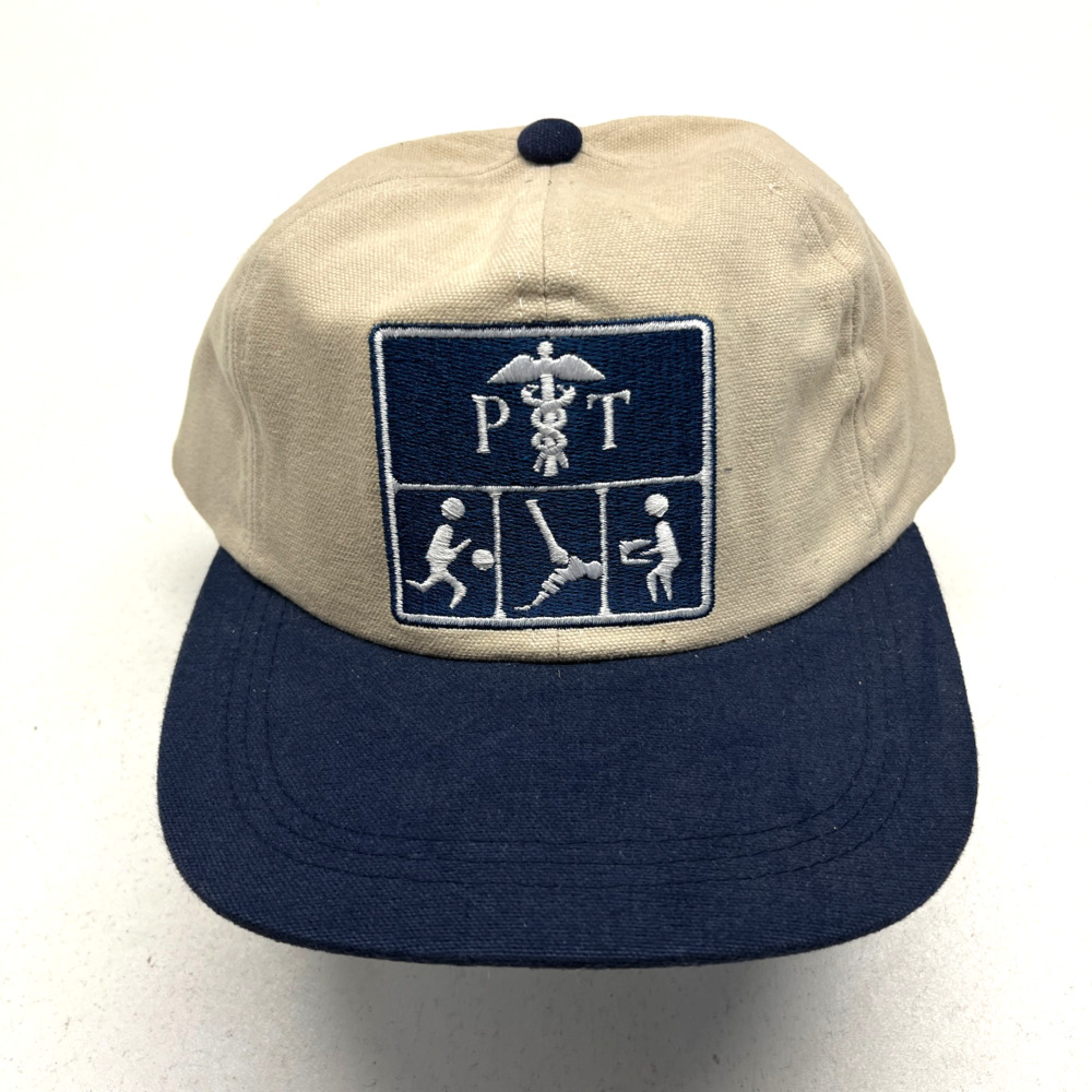 Physical Therapist Beige Adjustable Logo Cap Hat